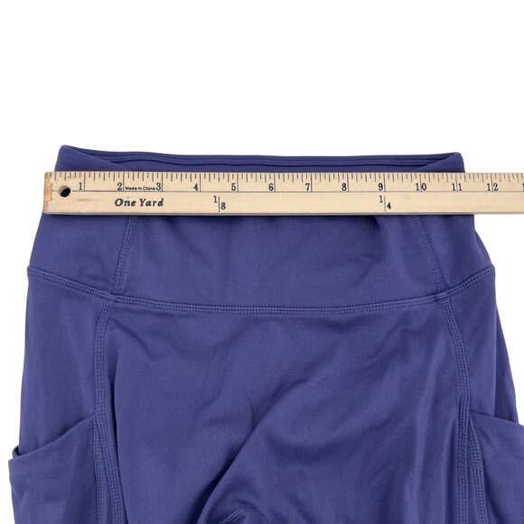 Fabletics Motion365 Womens High-Waisted Purple Leggings Size Small Side Pockets - Picture 6 of 9
